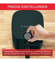 Freidora de aire Tefal Easy Fry Essential de 3,5 L para hasta 4 personas, resultados crujientes, bajo en grasa, pequeño electrodoméstico de cocina, rápido y de bajo consumo, EY130310, color Verde oscuro