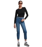 Jeans femme UNEFFECTED, différents styles, en coton, bleu denim
