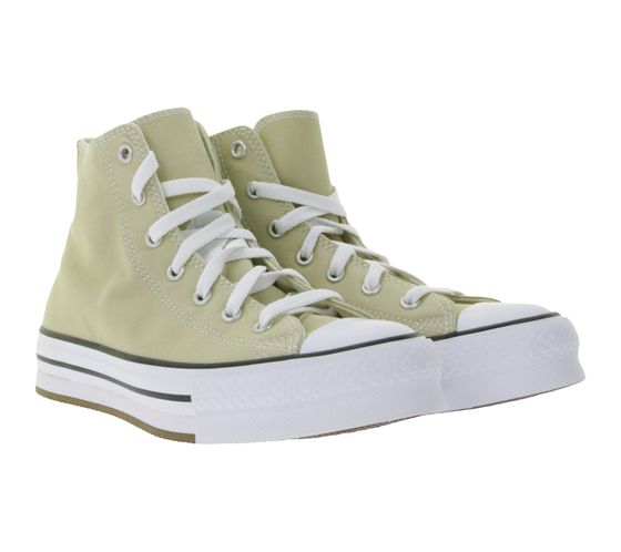 Converse Chuck Taylor All Star Sneakers alte da donna con ammortizzazione in EVA, Classic Chucks A06344C Beige