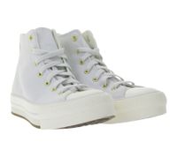 Zapatillas Converse Chuck Taylor All Star de caña alta para mujer con entresuela de EVA, Classic Chucks A10382C Gris