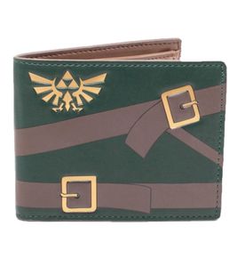 Cartera The Legend of Zelda con Escudo Hyliano, Gris/Marrón Cartera The Legend of Zelda con Escudo Hyliano, Gris/Marrón