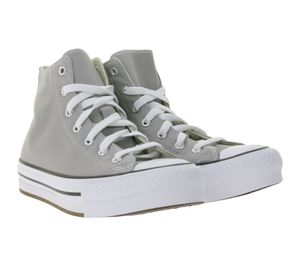 Converse Chuck Taylor All Star Sneakers alte da donna con intersuola in EVA, Classic Chucks A07346C Grigio scuro
