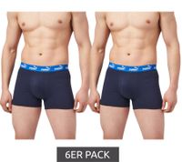 6er Pack PUMA Everyday Basic Boxer Herren Boxer-Shorts Baumwoll-Unterhose 701232894 009 Blau