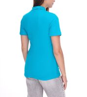 5-Pack ELEVATE Helios Women's Polo Shirt, Cotton Pique Knit, 180 g/m², 3810751, Aqua Blue