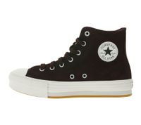 Converse Chuck Taylor All Star Eva Lift - Zapatillas de mujer, Chucks de caña alta con plantilla de espuma suave, zapatillas retro de piel auténtica A11596C, color rojo vino