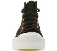 Converse Chuck Taylor All Star Eva Lift - Zapatillas de mujer, Chucks de caña alta con plantilla de espuma suave, zapatillas retro de piel auténtica A11596C, color rojo vino