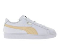 PUMA Basket Classic XXL - Zapatillas de piel auténtica para mujer, zapatillas bajas informales con cordones, 374923 Blanco