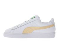 PUMA Basket Classic XXL - Zapatillas de piel auténtica para mujer, zapatillas bajas informales con cordones, 374923 Blanco