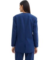 Stylish women's evening blazer, autumn blazer, business blazer, cotton blazer, beige or blue