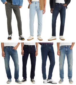 Vaqueros LEVI'S 512 de 5 bolsillos para hombre, pantalones vaqueros de algodón, 28833 en gris o azul