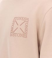 Pull homme STONES en coton, basique intemporel, manches longues, 400 g/m², gris foncé, noir ou beige Pull homme STONES en coton, basique intemporel, manches longues, 400 g/m², gris foncé, noir ou beige