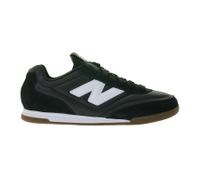 Baskets New Balance pour homme, chaussures basses en cuir véritable avec écusson N, URC42LB, noir/blanc