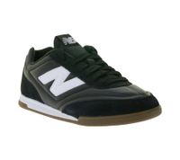Baskets New Balance pour homme, chaussures basses en cuir véritable avec écusson N, URC42LB, noir/blanc