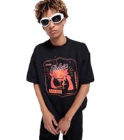 T-shirt DWD Studioz Ipanema pour homme, col rond, grand imprimé sur le devant, noir ou beige T-shirt DWD Studioz Ipanema pour homme, col rond, grand imprimé sur le devant, noir ou beige