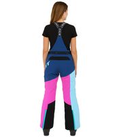SCOTT Shell Pro Women's Motocross Bib Pants Motorsport Clothing Waterproof Softshell Pants 245006 Blue/Orange or Blue/Pink