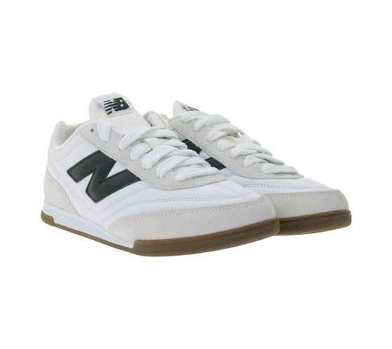 New Balance Men's Sneakers, Genuine Leather Shoes with Removable Insole, Low-Top Shoes, URC42LA, White