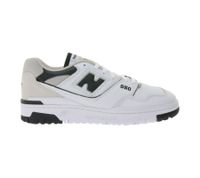 Baskets New Balance 550 en cuir véritable pour homme avec logo N, chaussures basses, BB550ESI, blanc/noir