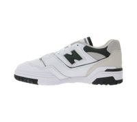 Baskets New Balance 550 en cuir véritable pour homme avec logo N, chaussures basses, BB550ESI, blanc/noir