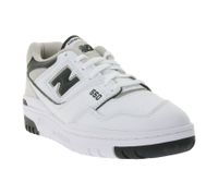 Baskets New Balance 550 en cuir véritable pour homme avec logo N, chaussures basses, BB550ESI, blanc/noir