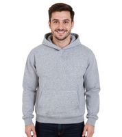 Sudadera con capucha de algodón de la Liga Europea de Fútbol para hombre, con bolsillo tipo canguro en rojo Zinfandel o gris jaspeado Sudadera con capucha de algodón de la Liga Europea de Fútbol para hombre, con bolsillo tipo canguro en rojo Zinfandel o gris jaspeado