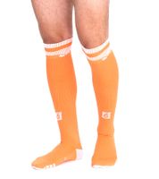 5 Paar Outfitter OCEAN FABRICS Tahi Fußball-Stutzen Knie-Strümpfe für Damen und Herren klassische Sport-Socken OUT-U-3029-OTW in Orange oder Grün 5 Paar Outfitter OCEAN FABRICS Tahi Fußball-Stutzen Knie-Strümpfe für Damen und Herren klassische Sport-Socken OUT-U-3029-OTW in Orange oder Grün