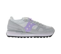 Saucony Shadow Original da donna, sneakers retrò con intersuola in EVA, scarpe in vera pelle S1108-840, grigio/viola Saucony Shadow Original da donna, sneakers retrò con intersuola in EVA, scarpe in vera pelle S1108-840, grigio/viola