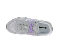 Saucony Shadow Original da donna, sneakers retrò con intersuola in EVA, scarpe in vera pelle S1108-840, grigio/viola Saucony Shadow Original da donna, sneakers retrò con intersuola in EVA, scarpe in vera pelle S1108-840, grigio/viola