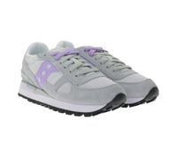 Saucony Shadow Original da donna, sneakers retrò con intersuola in EVA, scarpe in vera pelle S1108-840, grigio/viola Saucony Shadow Original da donna, sneakers retrò con intersuola in EVA, scarpe in vera pelle S1108-840, grigio/viola