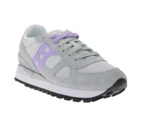 Saucony Shadow Original da donna, sneakers retrò con intersuola in EVA, scarpe in vera pelle S1108-840, grigio/viola Saucony Shadow Original da donna, sneakers retrò con intersuola in EVA, scarpe in vera pelle S1108-840, grigio/viola