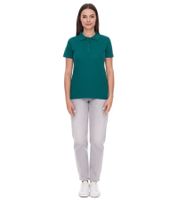 Pack de 5 polos económicos ELEVATE Helios para mujer, punto de piqué de algodón, 180 g/m², 3810760, color verde bosque, verde oscuro