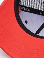 Pack de 2 gorras de camionero de la Liga Europea de Fútbol Helvetic Guards en negro azabache/tomate Pack de 2 gorras de camionero de la Liga Europea de Fútbol Helvetic Guards en negro azabache/tomate