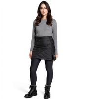 Polarino Women's Skirt, Wind and Water-Repellent Outdoor Skirt, Quilted Skirt, 16768103, Black