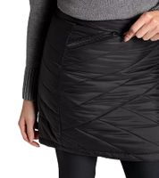 Polarino Women's Skirt, Wind and Water-Repellent Outdoor Skirt, Quilted Skirt, 16768103, Black