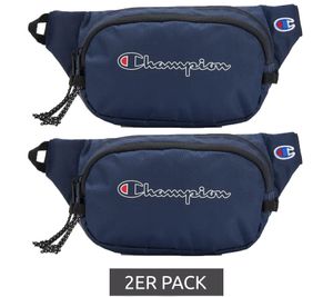 2-Pack Champion Center Fanny Pack for Women and Men, Waist Pack, Belt Bag, 1L, CV2-1440-410, Dark Blue