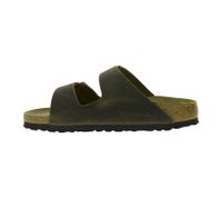 Zapatillas de casa BIRKENSTOCK Arizona de piel nobuk para hombre y mujer, fabricadas en Alemania, ancho estrecho 352203 o 1027039, en marrón o caqui.