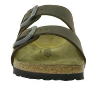 Zapatillas de casa BIRKENSTOCK Arizona de piel nobuk para hombre y mujer, fabricadas en Alemania, ancho estrecho 352203 o 1027039, en marrón o caqui.