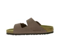 Zapatillas de casa BIRKENSTOCK Arizona de piel nobuk para hombre y mujer, fabricadas en Alemania, ancho estrecho 352203 o 1027039, en marrón o caqui.