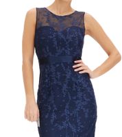 Romantic women's evening dress with beautiful lace and floral embroidery, maxi dress 938223, blue Romantic women's evening dress with beautiful lace and floral embroidery, maxi dress 938223, blue