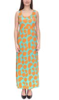 2-pack Aniston CASUAL women's jersey dress with colorful print, maxi dress, turquoise/orange 2-pack Aniston CASUAL women's jersey dress with colorful print, maxi dress, turquoise/orange