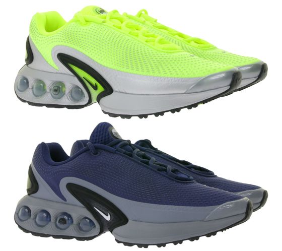 NIKE Air Max DN Men's Running Shoes with Air Cushioning, Sporty Sneakers DV3337 in Neon Yellow/White/Black or Navy/Gray/Black