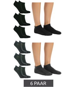 6 pares de calcetines deportivos TASTIQ para mujer, de algodón liso, en caja de regalo, para niños, en gris o negro 6 pares de calcetines deportivos TASTIQ para mujer, de algodón liso, en caja de regalo, para niños, en gris o negro