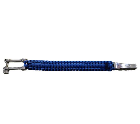I-BRACE Paracord Bracelet Survival Cord Bracelet, Braided from Tear-Resistant 550 Parachute Cord, IB-1040 Blue I-BRACE Paracord Bracelet Survival Cord Bracelet, Braided from Tear-Resistant 550 Parachute Cord, IB-1040 Blue