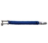 I-BRACE Paracord Bracelet Survival Cord Bracelet, Braided from Tear-Resistant 550 Parachute Cord, IB-1040 Blue I-BRACE Paracord Bracelet Survival Cord Bracelet, Braided from Tear-Resistant 550 Parachute Cord, IB-1040 Blue
