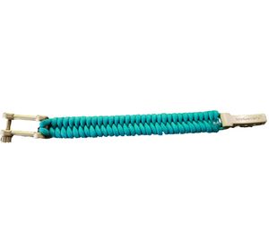 I-BRACE Paracord Bracelet, Survival Rope Braided Bracelet Made of Tear-Resistant Parachute Turquoise I-BRACE Paracord Bracelet, Survival Rope Braided Bracelet Made of Tear-Resistant Parachute Turquoise