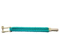 I-BRACE Paracord Bracelet, Survival Rope Braided Bracelet Made of Tear-Resistant Parachute Turquoise I-BRACE Paracord Bracelet, Survival Rope Braided Bracelet Made of Tear-Resistant Parachute Turquoise