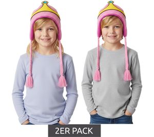 Pack de 2 gorros de lana con trenzas para niños de HORA DE AVENTURAS Princesa Bonnibel Chicle KC0SXBADV Rosa Pack de 2 gorros de lana con trenzas para niños de HORA DE AVENTURAS Princesa Bonnibel Chicle KC0SXBADV Rosa
