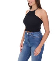Pack de 2 tops cortos COURSE para mujer, elegantes camisetas de tirantes de verano, 900679 Negro Pack de 2 tops cortos COURSE para mujer, elegantes camisetas de tirantes de verano, 900679 Negro