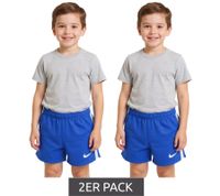2-pack NIKE Stock Fast 2 Kids' Training Shorts with Dri-FIT Technology. Soccer Shorts for Girls and Boys. Sports Pants NT0305-463 Blue 2-pack NIKE Stock Fast 2 Kids' Training Shorts with Dri-FIT Technology. Soccer Shorts for Girls and Boys. Sports Pants NT0305-463 Blue