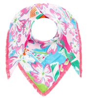Foulard triangulaire ZWILLINGSHERZ Lovely Flower à motif floral coloré, foulard tendance 30012-21 rose/multicolore Foulard triangulaire ZWILLINGSHERZ Lovely Flower à motif floral coloré, foulard tendance 30012-21 rose/multicolore