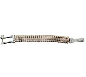 I-BRACE Paracord Bracelet, Survival Rope Braided Bracelet Made of Tear-Resistant Parachute Beige I-BRACE Paracord Bracelet, Survival Rope Braided Bracelet Made of Tear-Resistant Parachute Beige